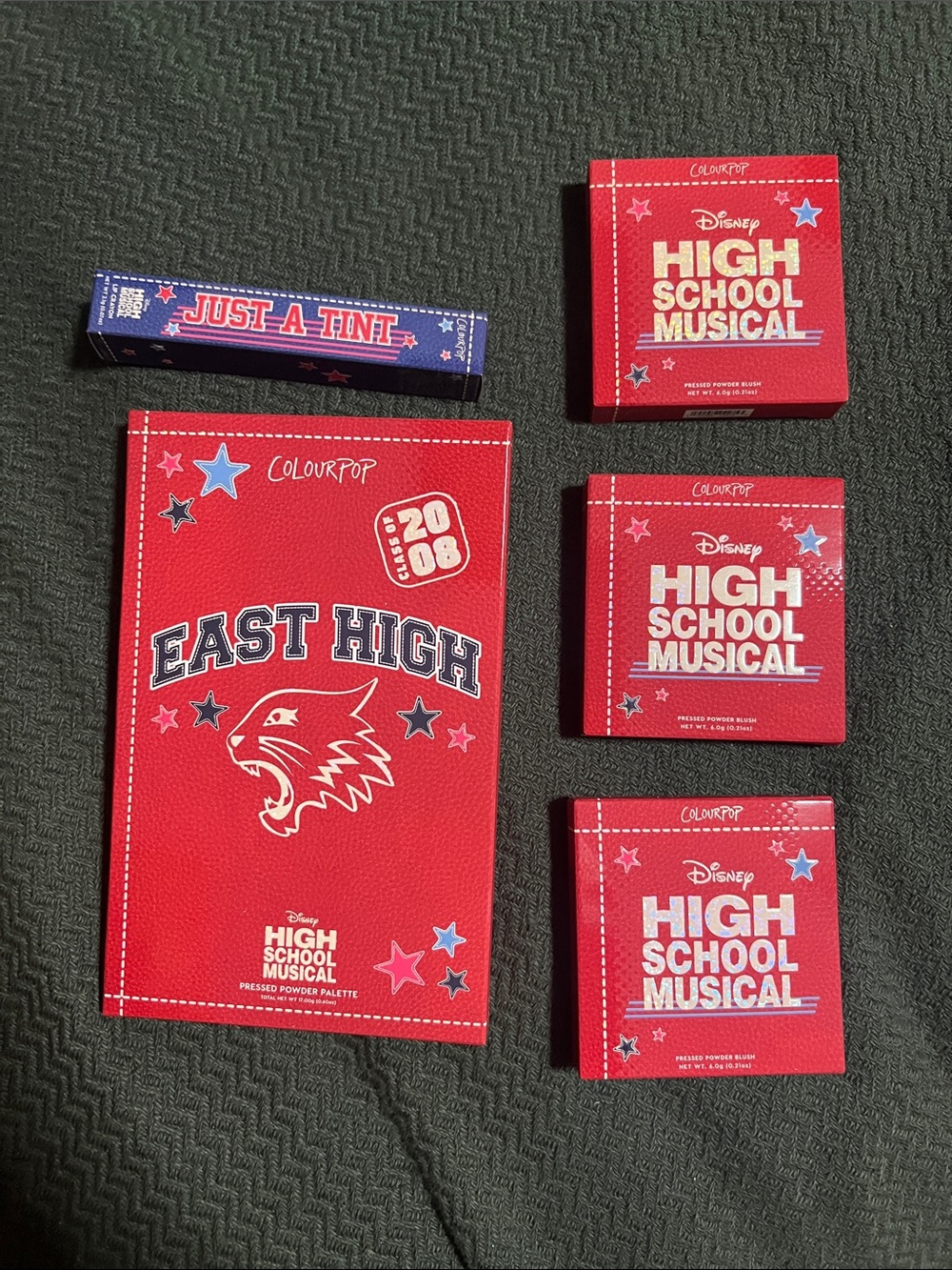 ColourPop High School Musical Red Eyeshadow Palette & Singles Set